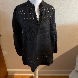 Gretchen Scott Designs Black Top